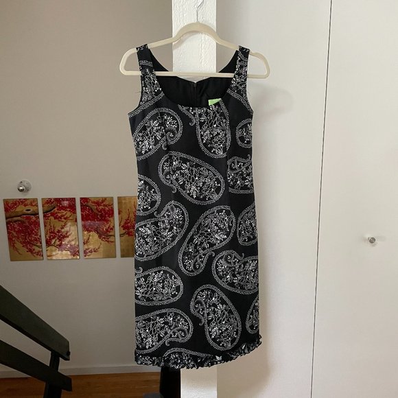 Black and white paisley dress by Citrine - Picture 1 of 5